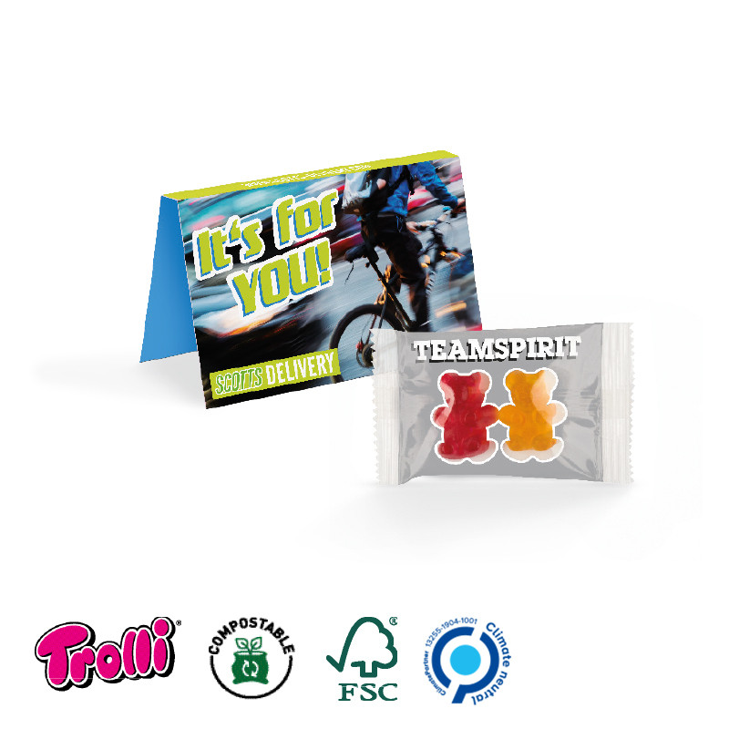 Trolli - Express Werbekarte Team Gummibärchen