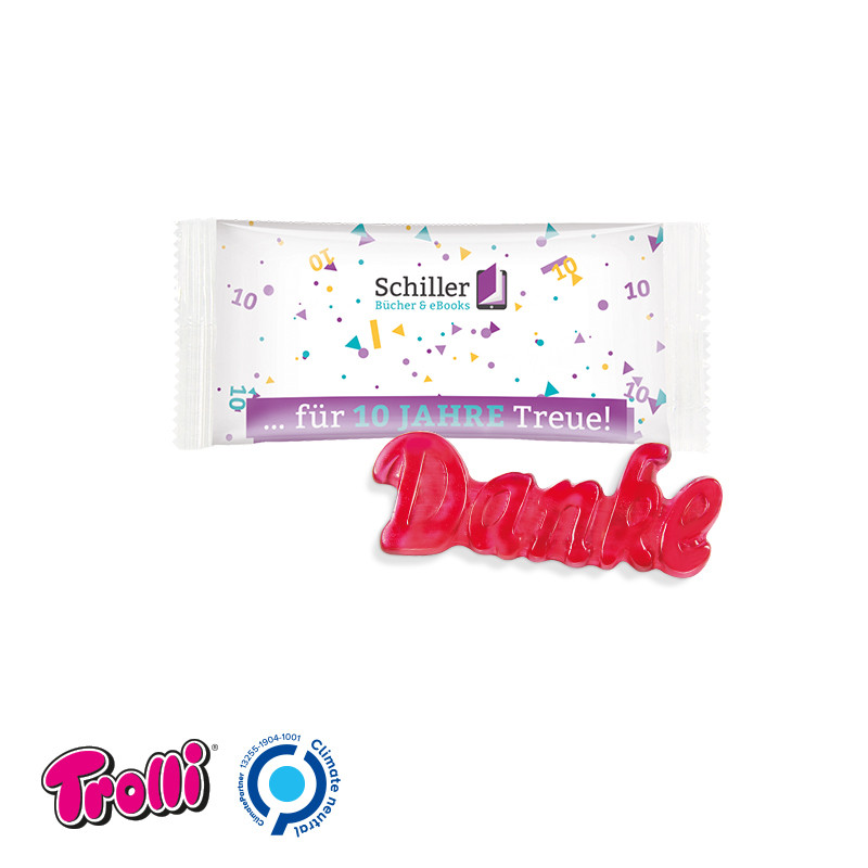 Trolli - Fruchtgummi 1er Danke