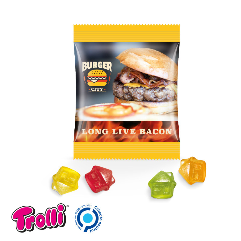 Trolli - Fruchtgummi Minitüte 10g, "Haus