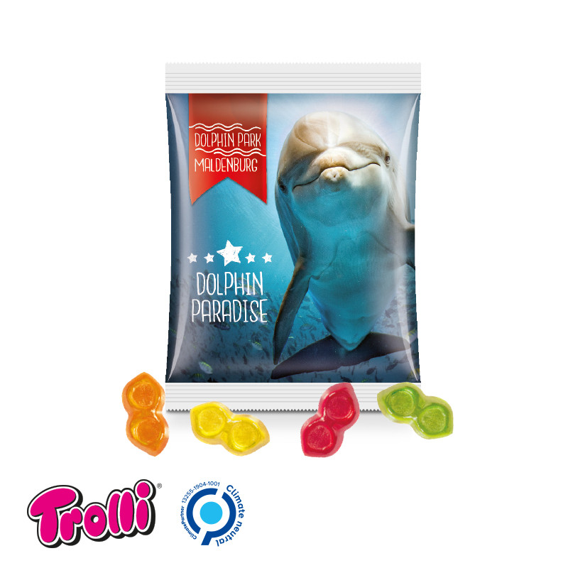 Trolli - Fruchtgummi Minitüte 15g, "Brille