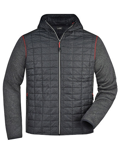 Men´s Knitted Hybrid Jacket