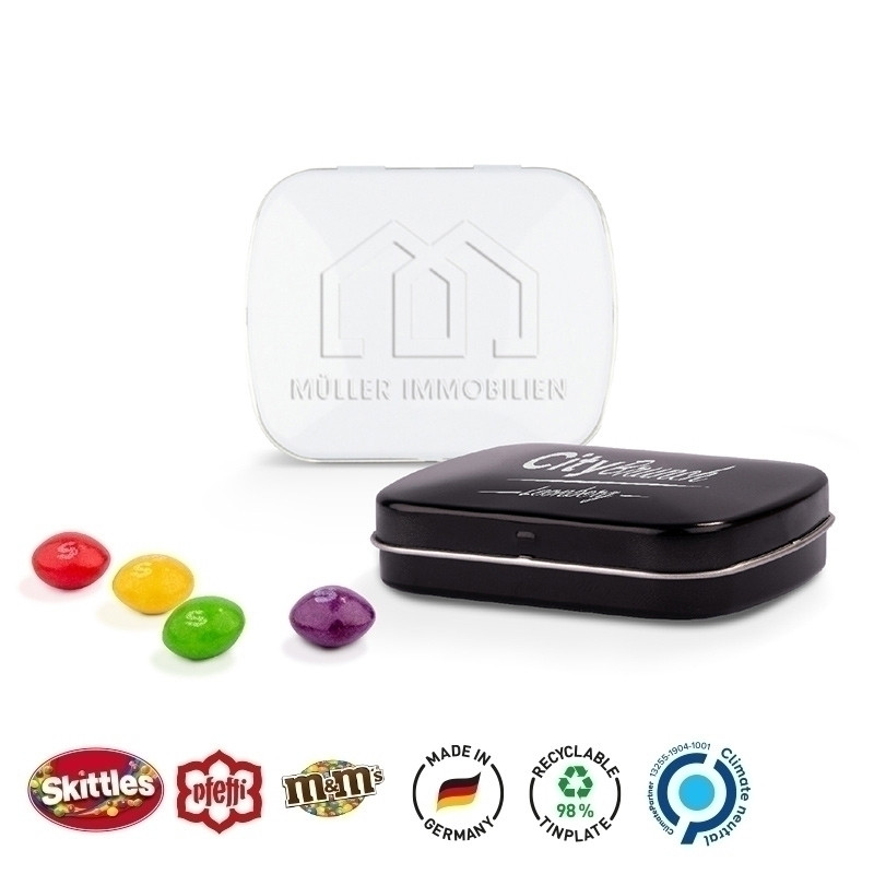 m&m's - Klapp Dose m&m's Chocolate, Lasergravur