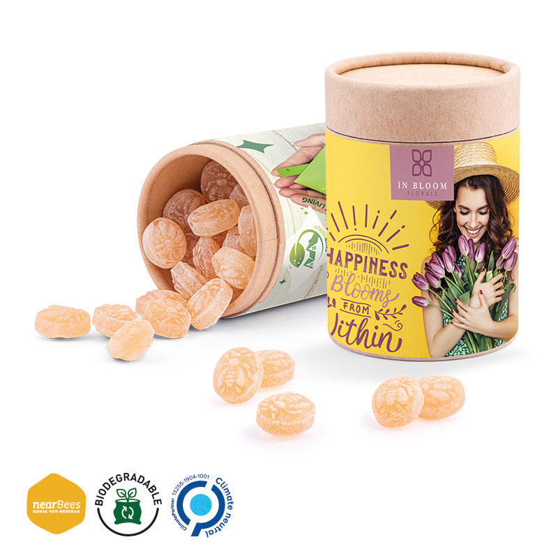 Papierdose Eco Maxi Honigbienen Bonbons