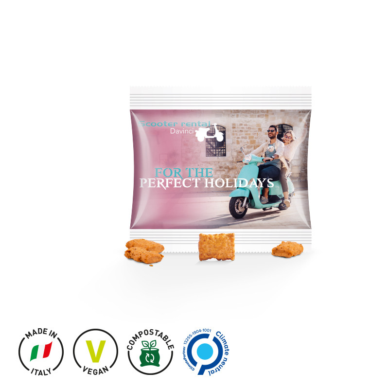 Pizza Snack Miditüte, kompostierbare Folie