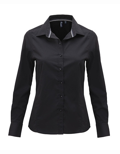 Ladies` Long Sleeve Fitted Friday Bar Shirt