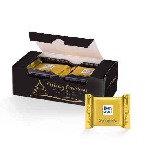 Schatztruhe Ritter SPORT Schokotäfelchen