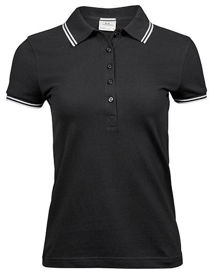 Women´s Luxury Stripe Stretch Polo