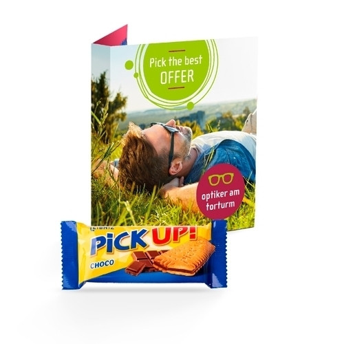 Werbekarte Midi Pick Up Mini Choco