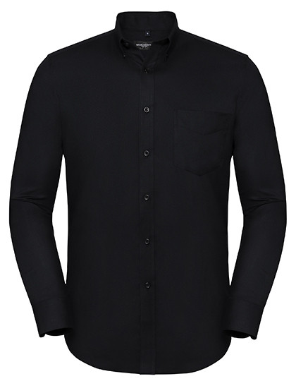 Men`s Long Sleeve Tailored Button-Down Oxford Shirt