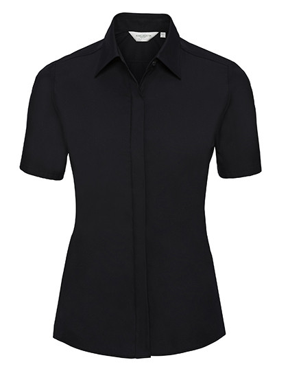 Ladies` Short Sleeve Fitted Ultimate Stretch Shirt