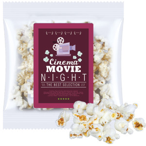 Popcorn süß, ca. 20g, Express Maxi-XL-Tüte mit Etikett