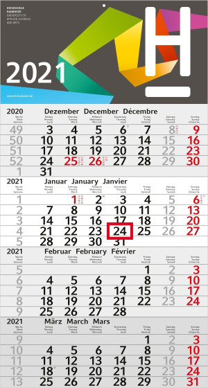 Einblatt-Monatskalender Budget 4 bestseller