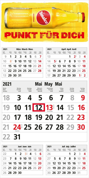 Einblatt-Monatskalender Commerce 5 Post A bestseller