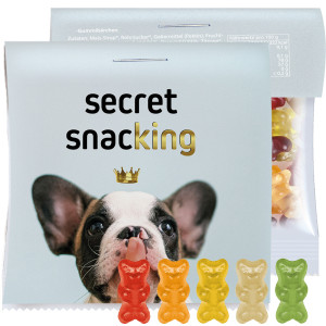 Bio Gummibärchen, ca. 30g, Express Maxi-Tüte mit Werbereiter