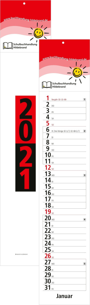 Streifenkalender Trend bestseller