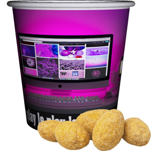 Erdnüsse Barbecue, ca. 30g, Snackbecher Mini