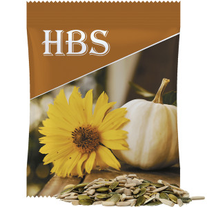 Bio Kürbis und Sonnenblumenkerne, ca. 15g, Midi-Tüte