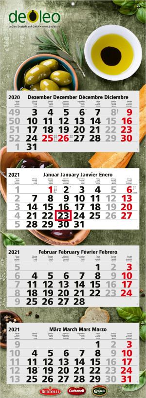 x.press Organisationskalender Quadro Light 4 x.press