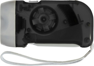 LED-Dynamotaschenlampe 'Mission' aus Kunststoff