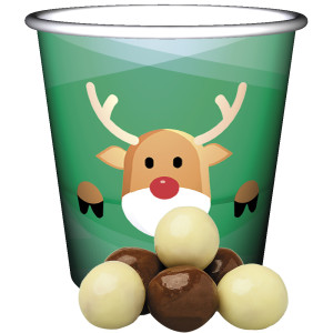 Bio Knusperkugeln-Mix, ca. 30g, Snackbecher Mini