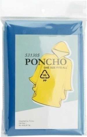 Poncho 'Wet' aus PEVA