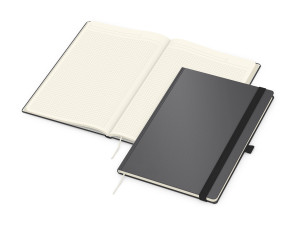 Business-Notizbücher - fest gebunden Vision-Book Creme A4 x.press, Siebdruck-Digital