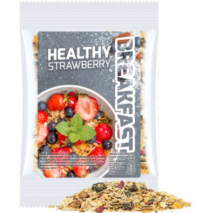 Bio Müsli Erdbeerchen, ca. 50g, Express Maxi-Tüte mit Etikett