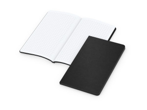 Business-Notizbücher - fest gebunden Tablet-Book Slim Pocket, Farbschnitt und Prägung