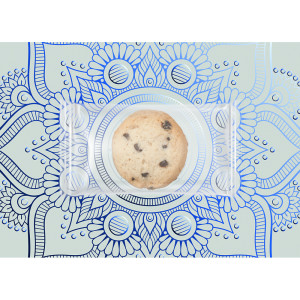 Bio Cookie Schoko-Orange, ca. 7g, Werbekarte