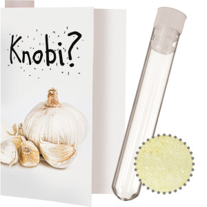 Gewürzmischung Knoblauchsalz, ca. 9g, Express Reagenzglas mit Werbekarte