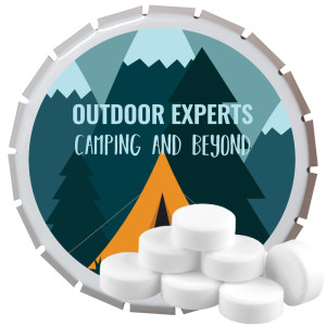 Bio Pfefferminz Drops, ca. 20g, Klick-Klack Dose weiß