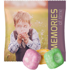Bunte Brause Bonbons, ca. 8g, Mini-Tüte