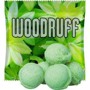 Waldmeister-Brause Bonbons, ca. 7g, Mini-Tüte