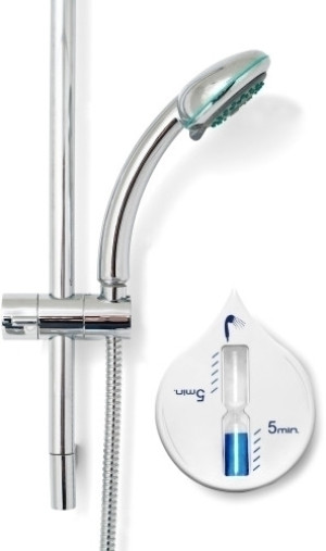 Duschuhr 'Shower' aus Kunststoff