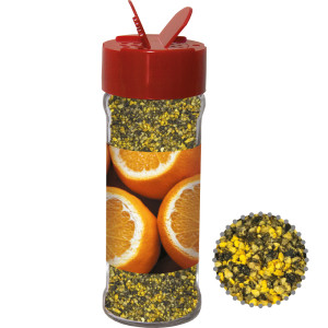 Gewürzmischung Orangen-Pfeffer, ca. 45g, Glas mit Streuaufsatz