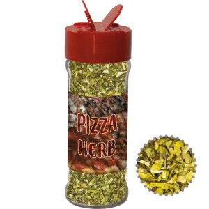 Gewürzmischung Pizza-Kräuter, ca. 15g, Glas mit Streuaufsatz