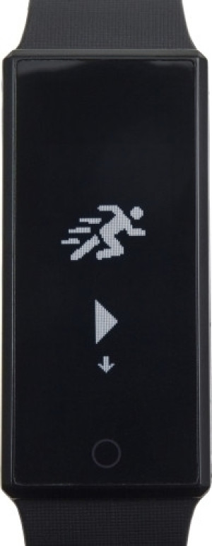 Smartwatch 'Smarty' aus Edelstahl mit Silikonband