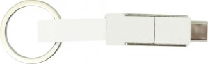 Ladekabel 'Nil' mit USB, USB-C, Lightning Anschluss aus Kunststoff