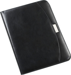 Charles Dickens Schreibmappe 'Doughty' mit Metall-Label und Hülle aus Kunstleder