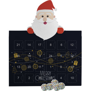 Bunte Schokotaler, ca. 40g, Adventskalender Mini Weihnachtsmann