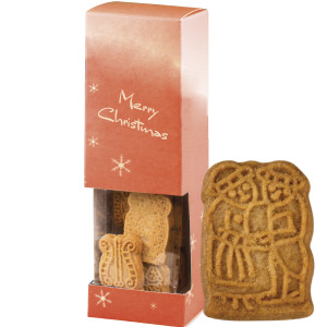 Spekulatius, ca. 80g, Faltschachtel mit Sichtfenster