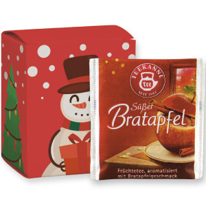 Beuteltee Bratapfel, 10 Stück, 25g, Faltschachtel