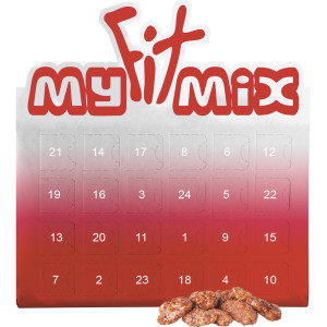Feuergebrannte Mandeln, ca. 60g, Adventskalender Mini individuelle Sonderform