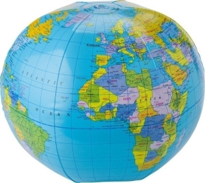 Aufblasbarer Wasserball 'Globus'