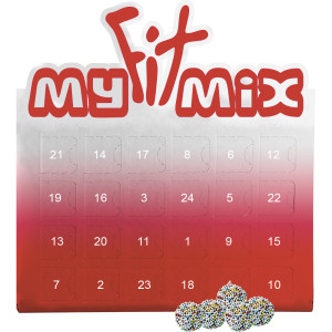 Bunte Schokotaler, ca. 40g, Adventskalender Mini individuelle Sonderform