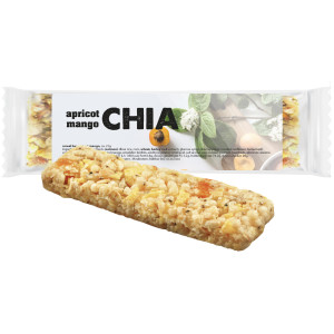 Müsliriegel Premium Mango, ca. 25g, Express Flowpack mit Etikett