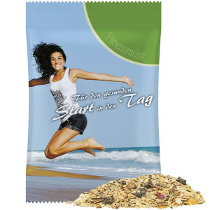 Bio Müsli Sauerkirsche, ca. 50g, Maxi-Tüte