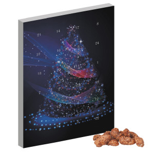 Feuergebrannte Mandeln, ca. 60g, Adventskalender Mini Hochformat
