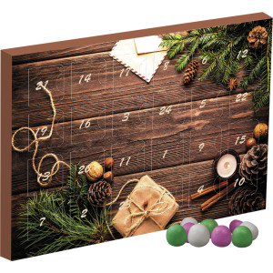 Schoko Pfefferminz Bällchen, ca. 55g, Adventskalender Mini