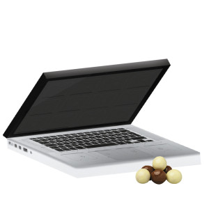 Bio Knusperkugeln-Mix, ca. 50g, Adventskalender Mini Klappbar